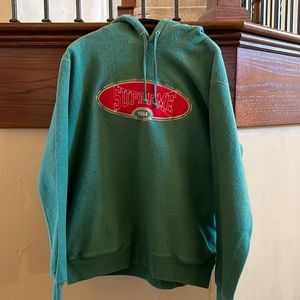 Green Supreme Hoodie - size large